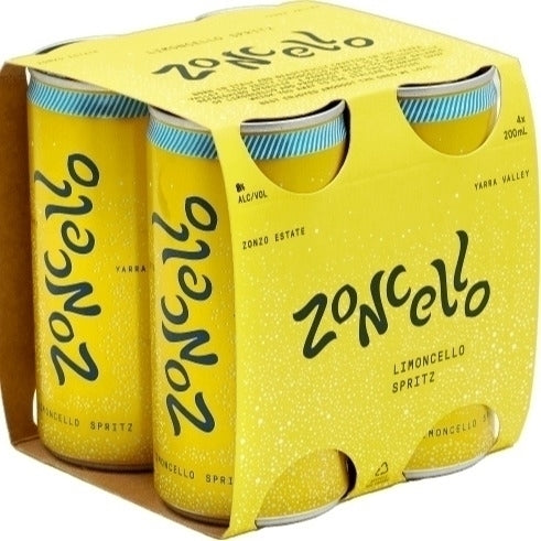 Zoncello Limoncello Spritz cans 4x250ml