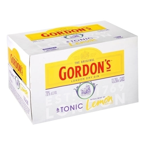 Gordon Gin Tonic 12x250ml