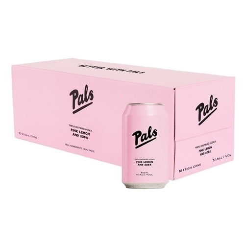 Pals Pink Lemon and Soda 10x330ml