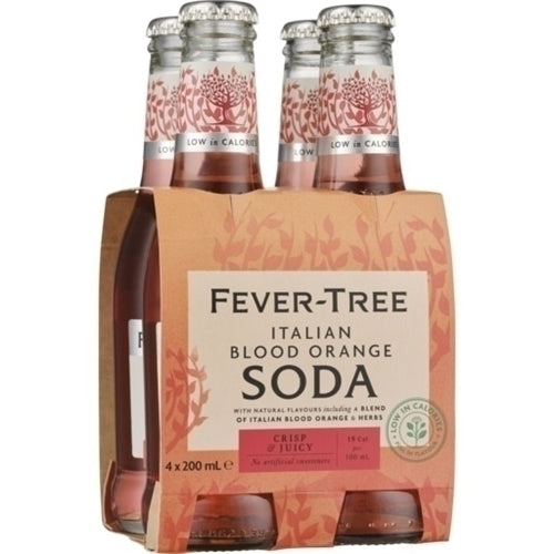 Fever Tree Italian Blood Orange Soda 4x200ml