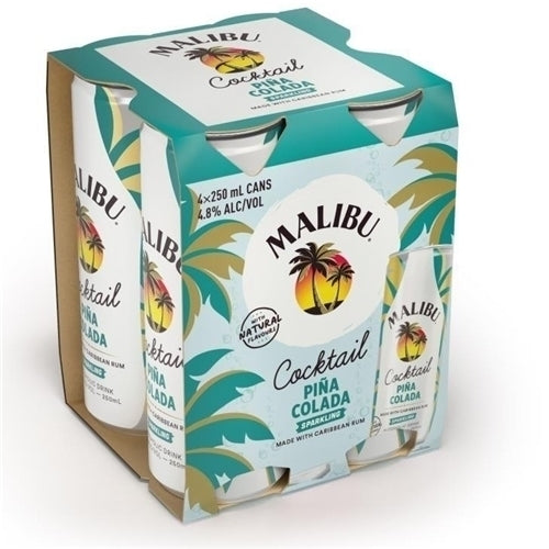 Malibu Pina Colada 4x250ml