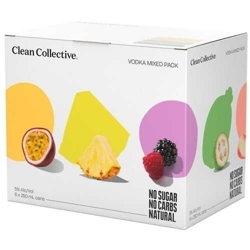 Clean Collective Vodka Mixed Pack 6x250ml