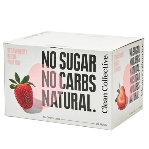 Clean Co Pink Gin 12x250ml